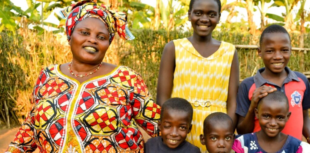 A Rwandan family.